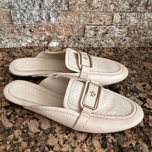 Tory Burch Georgia Backless Leather Loafers